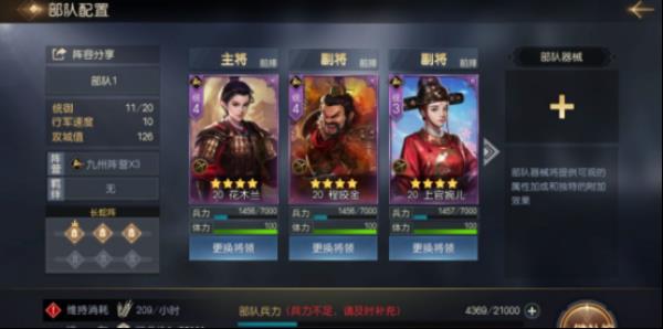 征服与霸业最强队伍推荐 征服与霸业T1级队伍介绍